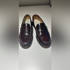 Aldo Men’s Penny Loafers in Dark Burgundy Leather